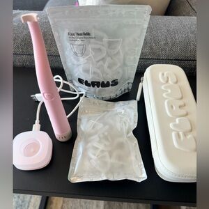 Flaus Pink Electric Flosser Set